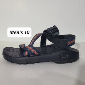 Chaco Z1 Vibram Men's Blue/Orange/Black Sandals Size 10